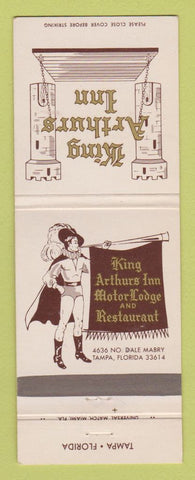 Matchbook Cover - King Arthurs Inn Motor Lodge Tampa FL