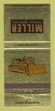 Matchbook Cover - Miller Caterpillar Modesto CA 30 Strike