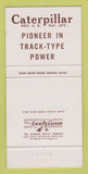Matchbook Cover - Caterpillar Tractors Berglund Santa Rosa Willits CA 30 Strike