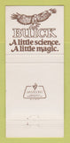 Matchbook Cover - 1978 Buick Erb Chevrolet Tecumseh MI 30 Strike