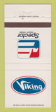 Matchbook Cover - Spector Freight Trucking Viking Division 30 Strike