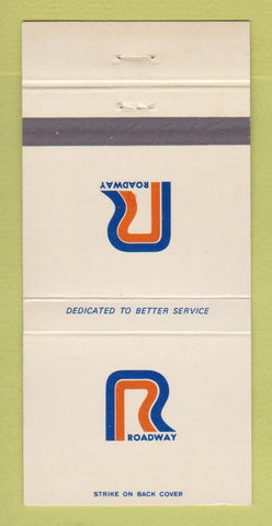 Matchbook Cover - Roadway Trucking 30 Strike
