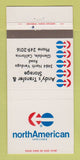 Matchbook Cover - North American Van Lines Trucking Glendale CA 30 Strike