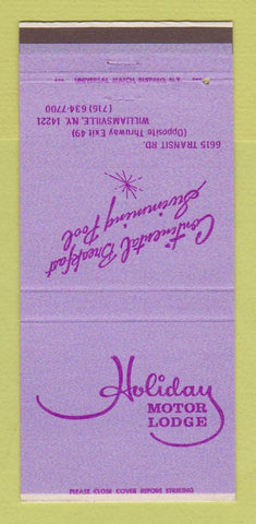 Matchbook Cover - Holiday Motor Lodge Williamsville NY 30 Strike