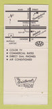 Matchbook Cover - Holiday Motor Lodge Williamsville NY 30 Strike