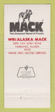 Matchbook Cover - Mack Trucks Semi Fairbanks AK 30 Strike