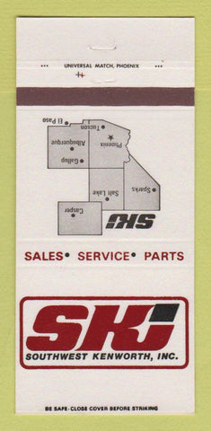 Matchbook Cover - Southwest Kenworth Trucks Phoenix AZ Casper WY 30 Strike