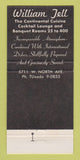 Matchbook Cover - William Tell Restaurant Chicago IL 30 Strike