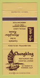 Matchbook Cover - Chungking Chinese Restaurant Riverside CA 30 Strike