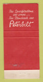 Matchbook Cover - Peterbilt Semi Trucks El Paso TX WEAR 30 Strike