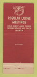 Matchbook Cover - Moose Lodge Pittsburgh PA 21 Strike Feature
