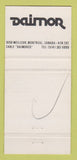 Matchbook Cover - Elegant Euro Forme Dairnor Montreal QC Clothes 30 Strike