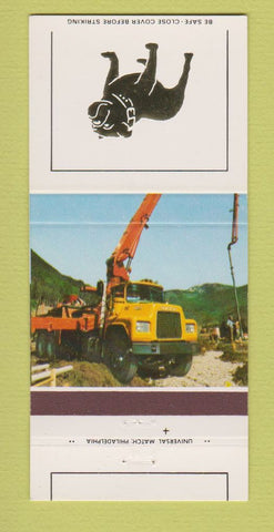 Matchbook Cover - Mack Trucks Gallia Mack Cheshire OH 30 Strike