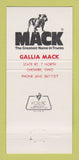 Matchbook Cover - Mack Trucks Gallia Mack Cheshire OH 30 Strike