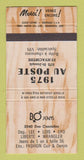 Matchbook Cover - Bo Jeans Lee Wrangler St Hyacinthe QC 30 Strike