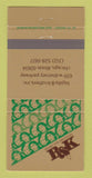 Matchbook Cover - Bigsby & Kruthers Chicago IL Clothes 30 Strike
