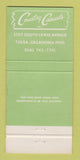 Matchbook Cover - Country Casuals Clothes Tulsa OK 30 Strike