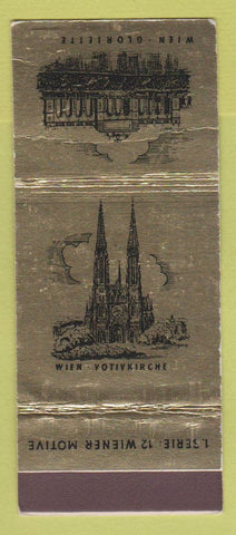 Matchbook Cover - Smarto Men's Clothes Vienna War Memorial Church 30 Strike