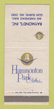 Matchbook Cover - Hammonton Park Clothes Raymond's Glen Burnie MD 30 Strike