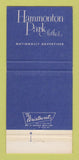 Matchbook Cover - Hammonton Park Clothes Raymond's Glen Burnie MD 30 Strike
