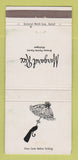 Matchbook Cover - Margaret Rice Grosse Pointe Farms MI Clothes WEAR 30 Strike