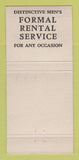 Matchbook Cover - Harley's Shorewood Clothes Milwaukee? WI 30 Strike