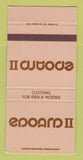 Matchbook Cover - Mayfair Clothes Coconut Grove FL WEAR 30 Strike