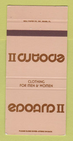 Matchbook Cover - Mayfair Clothes Coconut Grove FL WEAR 30 Strike