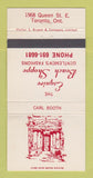 Matchbook Cover - Esquire Beach Shoppe Toronto ON Clothes 30 Strike