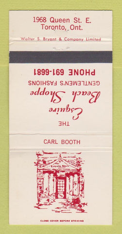 Matchbook Cover - Esquire Beach Shoppe Toronto ON Clothes 30 Strike