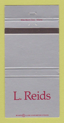 Matchbook Cover - L Reids Women's Clothes Charlotte NC 30 Strike