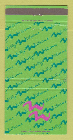 Matchbook Cover - Wally Williams Dallas Fort Worth TX WEAR 30 Strike