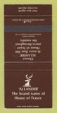 Matchbook Cover - Allander Clothes Glasgow  30 Strike