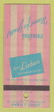 Matchbook Cover - Jerry Lieban Women's Clothes Norfolk VA WEAR 30 Strike