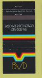 Matchbook Cover - BVD Clothes Shirts Canada 30 Strike