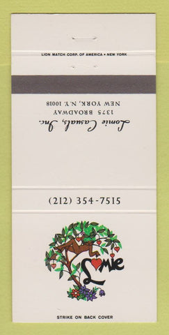 Matchbook Cover - Lomie Casuals Clothes New York City 30 Strike