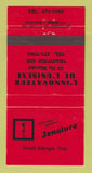 Matchbook Cover - Jenalure Boutique Clothes Valleyfield QC 30 Strike