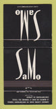 Matchbook Cover - SaMo Fabrics Canada Toronto Montreal Calgary 30 Strike