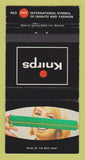 Matchbook Cover - Knirps Umbrellas Canada girlie WEAR 30 Strike