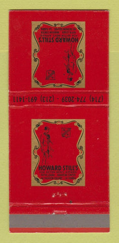 Matchbook Cover - Howard Still's Men's Clothes Anaheim La Habra CA 30 Strike