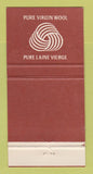 Matchbook Cover - Progress Men's Clothes Huot St Boniface MB 30 Strike