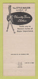 Matchbook Cover - Varsity Town Clothes Altoona PA 30 Strike