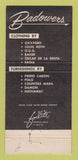 Matchbook Cover - Badowers Men's Clothes Des Moines IA 30 Strike