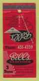 Matchbook Cover - Bill's Men's Clothes Cleveland OH 30 Strike