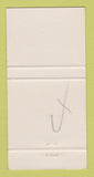 Matchbook Cover - D Cavier? Men's Clothes Beauce QC 30 Strike