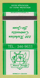 Matchbook Cover - Marcel Plouffe Clothes St Jean QC 30 Strike