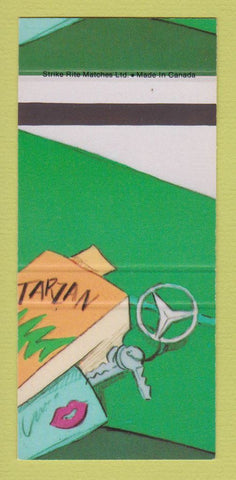 Matchbook Cover - Mr Greenjeans Denver Colorado Mercedes SAMPLE 30 Strike