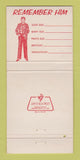 Matchbook Cover - Edd J Men's Clothes Orlando? FL 30 Strike