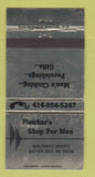 Matchbook Cover - Fletcher's Men's Clothes Sister Bay WI WEAR 30 Strike