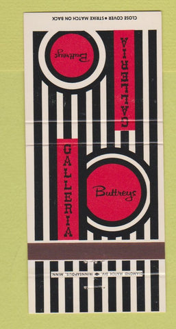 Matchbook Cover - Galleria Buttreys Clothes 30 Strike